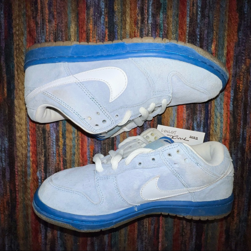 304292-411 Nike SB Dunk Low Border Blue 2006 Size 5.5Y 7W